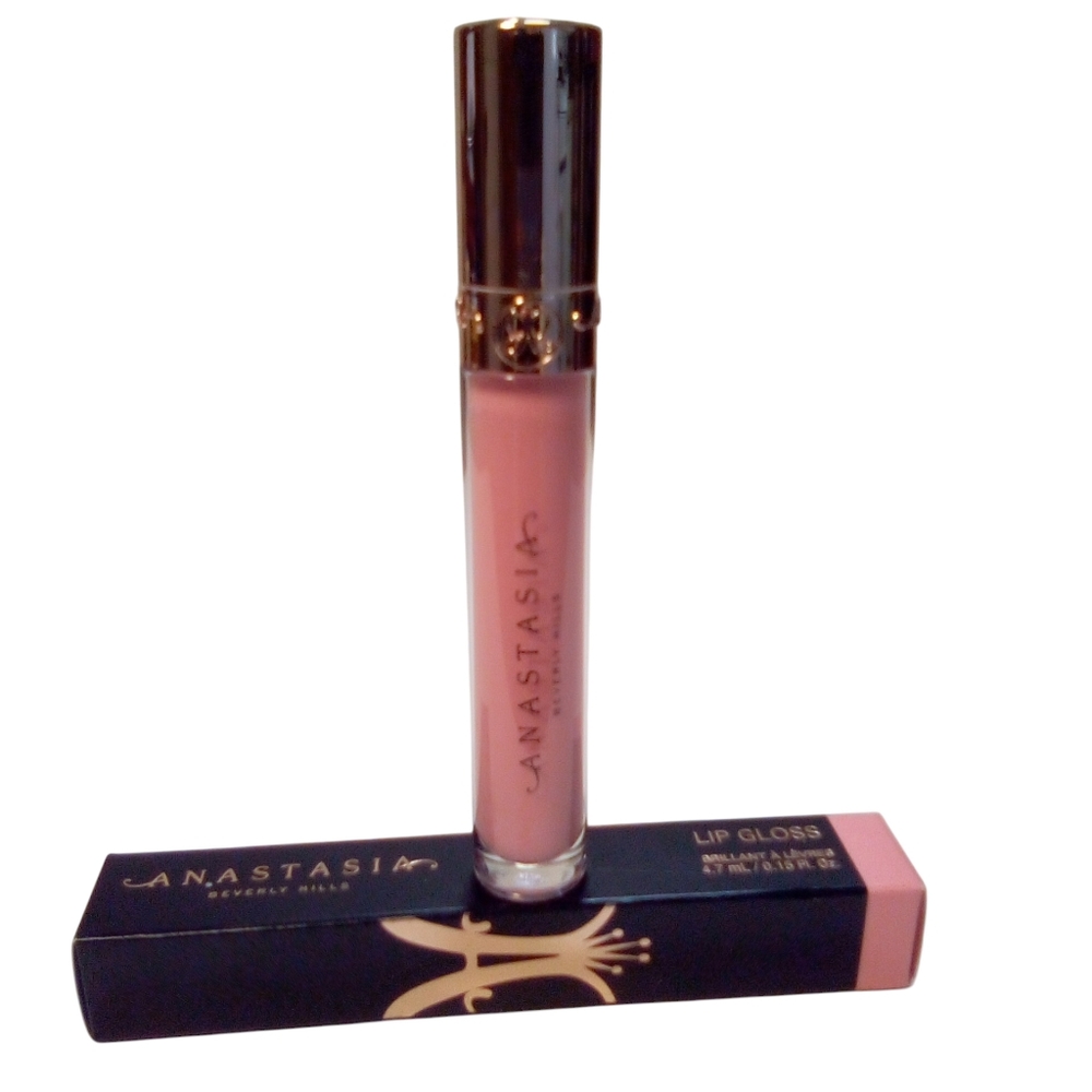 Anastasia Beverly Hills Lip Gloss Shade Cotton Candy a Baby Pink Lilac Full Size